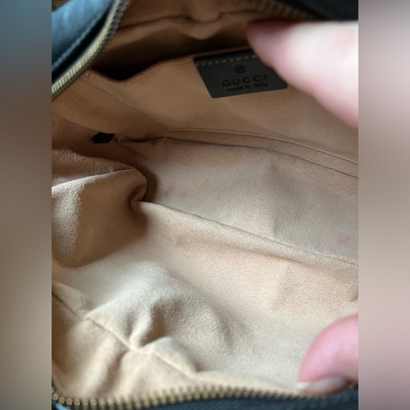 Gucci Black Matelasse Chevron Leather GG Bag - Picture 7 of 8